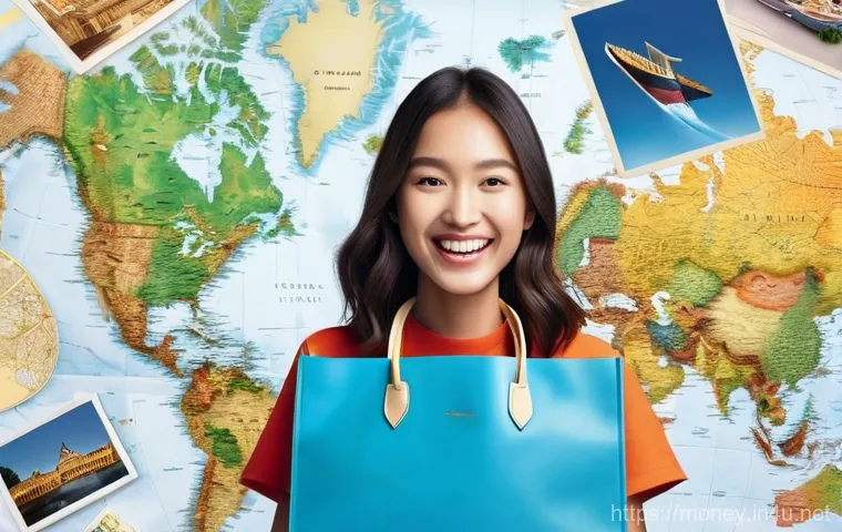 해외 쇼핑몰 대행 - **Prompt 2: Secure and Easy Global Delivery**
    A brightly lit, clean illustration of a package be...