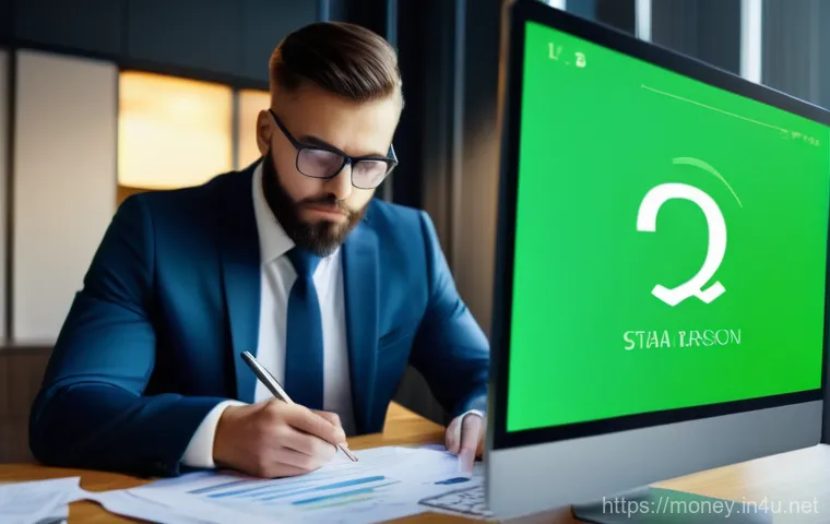 해외 주식 배당금 받기 - **Prompt 1: "Another Salary from Overseas Stocks"**
    "A vibrant, optimistic woman in her late 20s...